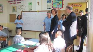 La Reina Dña. Sofía visita un proyecto de la FSU en Guatemala