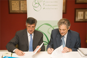 La Asociación de Fundaciones Andaluzas firma un convenio con UNICEF