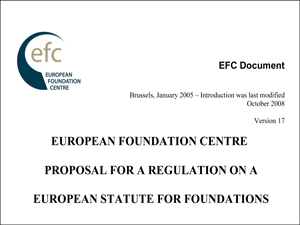 La AFA respalda la posición del Centro Europeo de Fundaciones sobre la necesidad de un Estatuto