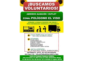 La Fundación Cudeca busca voluntarios para su almacén central Polígono El Viso