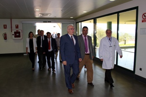 El consejero de Economía e Innovación califica a Andaltec como un referente andaluz y nacional en la visita a su sede en Martos