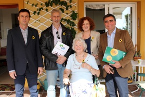 Visita del Círculo de Empresarios de Torremolinos al Centro de Cuidados Paliativos de la Fundación Cudeca