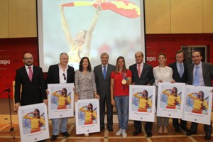 Homenaje de la Fundación Andalucía Olímpica a sus ocho empresas patrocinadoras y a Marina Alabau