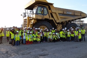 Las familias de Andex visitan Cobre Las Cruces