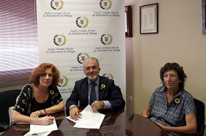 Convenio entre Fundación Cudeca y  el Colegio Oficial de Enfermería de Málaga