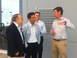 El delegado de Economía pone al CEEI Bahía de Cádiz como un ejemplo de colaboración público-privada en su zona