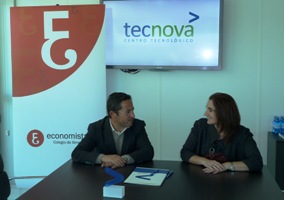 Fundación Tecnova junto al Colegio de Economistas se unen para fomentar la formación en Almería