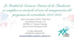 Montepíos les invita al acto de inauguración de sus actividades 2011-2012