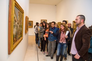 Alumnos de la UMA visitan el Museo Carmen Thyssen para profundizar en el arte del siglo XIX