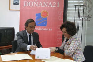 Doñana 21 y Enel Green Power España renuevan el convenio para desarrollar actividades de interés general