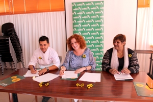 La Fundación Cudeca firma un convenio solidario con el chef Diego Gallegos