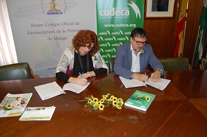 El Colegio Oficial de Farmacéuticos y la Fundación Cudeca firman un convenio