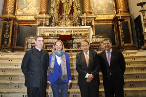 La Fundación Sevillana Endesa inaugura la iluminación del prebisterio de la Iglesia de Nuestra Señora de la Oliva de Lebrija