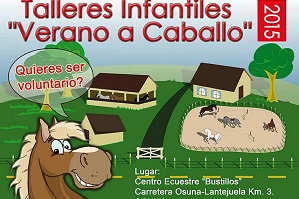 La Fundación para el desarrollo de las Terapias Ecuestres inaugura su taller infantil »Verano a Caballo»