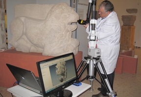 Fundación Cetemet inicia la digitalización de la figura del león de época romana hallado en el yacimiento de Cástulo en Linares