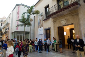 Las visitas del Museo Carmen Thyssen Málaga crecen un 12% en 2015 y rozan las 170.000 entradas