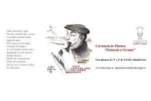 La Fundación Goñi y Rey convoca el certamen de pintura ‘Pintando a Neruda’