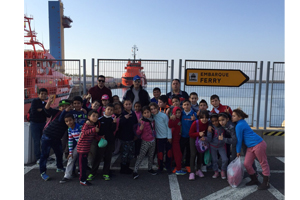 El colegio ‘CEIP Virgen de la Chanca’ visita el puerto de AlmeríaA