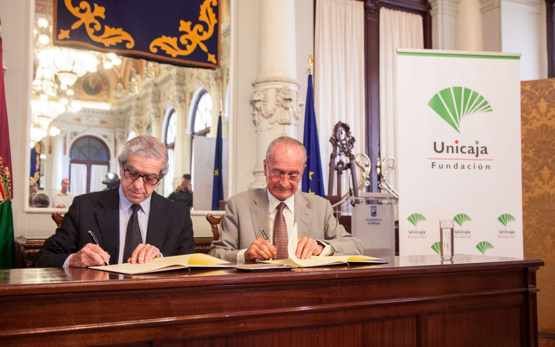 La Fundación Unicaja firma con el Ayuntamiento de Málaga
