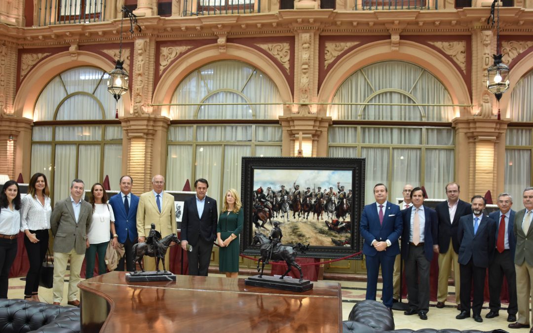 El pintor Ferrer-Dalmau enseña en su obra historia de España