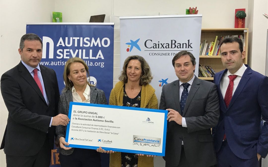 El Grupo ANGAL dona 5.000 € a la Asociación Autismo Sevilla