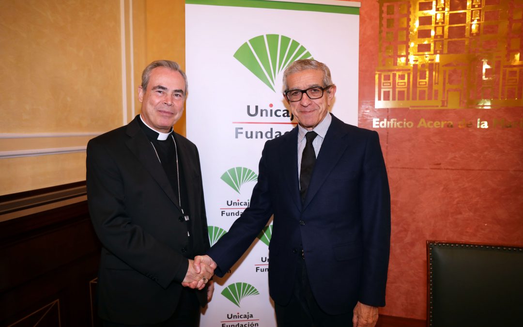 Fundación Unicaja renueva su apoyo a la labor cultural, social y educativa del Obispado de Málaga