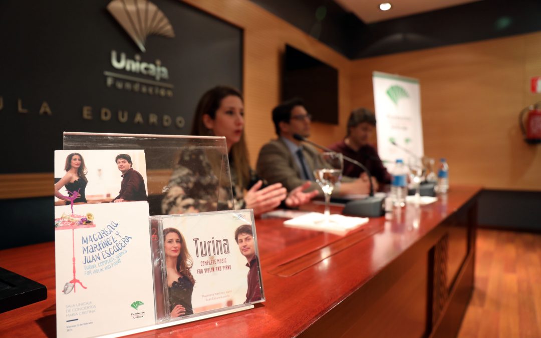 Fundación Unicaja rinde homenaje a las obras completas para violín y piano de Joaquín Turina