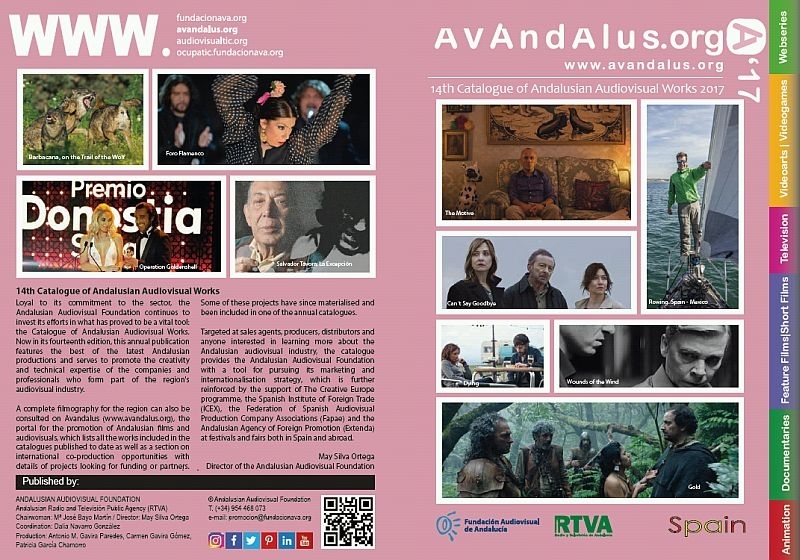 La producción audiovisual de Andalucía 2017, recogida en el Catálogo anual