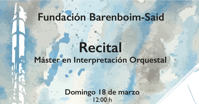 La Fundación Barenboim-Said organiza un recital gratuito el próximo domingo