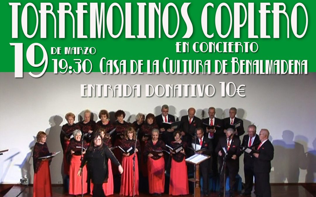 Torremolinos Coplero & María Lozano en concierto a beneficio de Fundación Cudeca