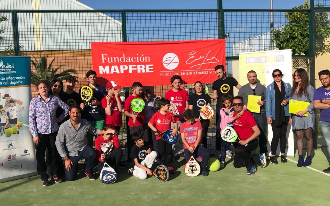 Fundación TAS, Pádel Integra y Ayuntamiento de Brenes fomentan el deporte de personas con discapacidad