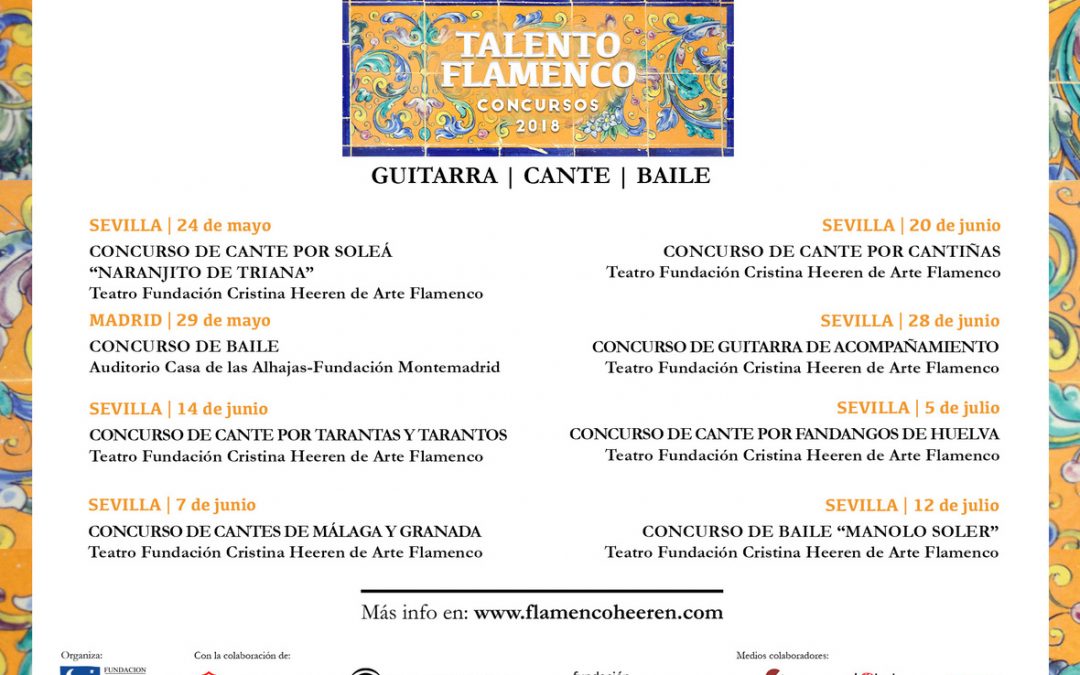La Fundación Cristina Heeren pone en marcha su concurso Talento Flamenco