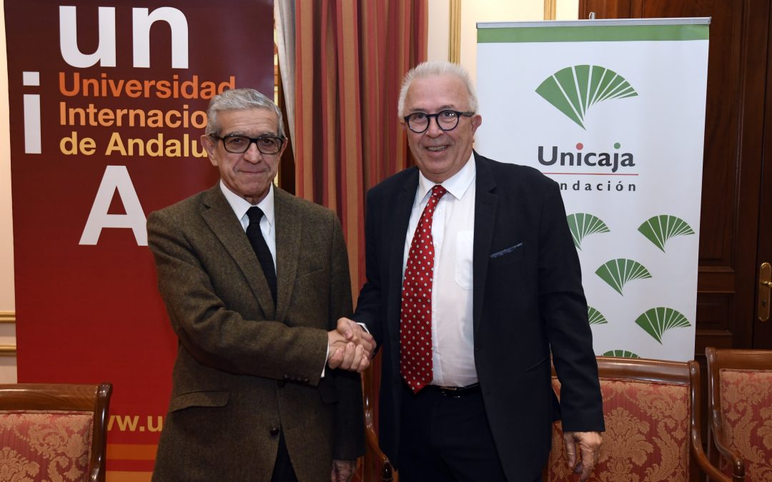Fundación Unicaja y la UNIA firman un convenio para fomentar la investigación, la formación y promover actividades culturales