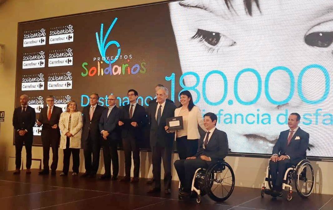 Carrefour y su Fundación donan 30.000 € a la Fundación TAS a favor de la infancia con discapacidad de Sevilla