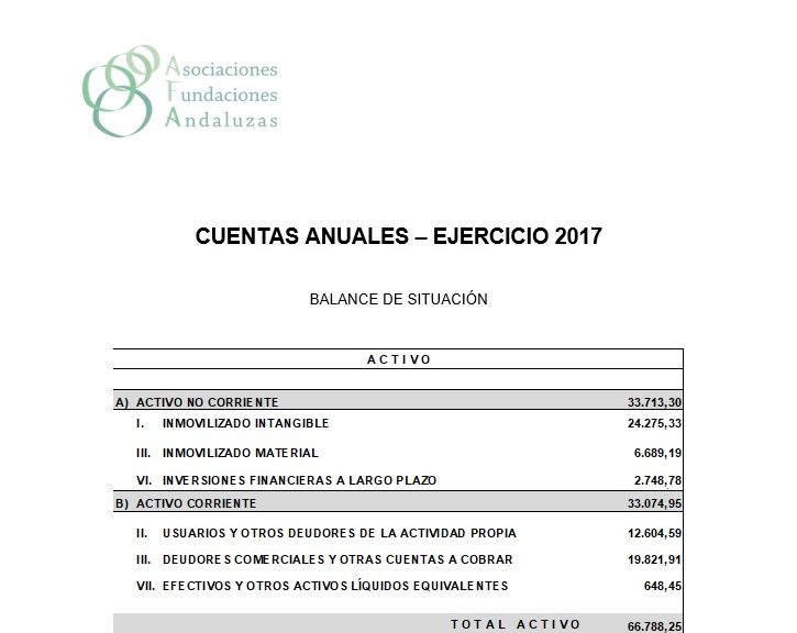 Cuentas Anuales 2017