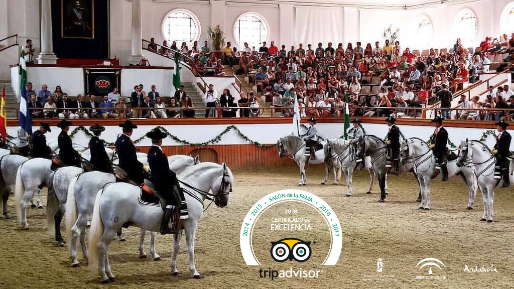 La Real Escuela del Arte Ecuestre obtiene por quinto año  el certificado de excelencia del portal de viajes TripAdvisor