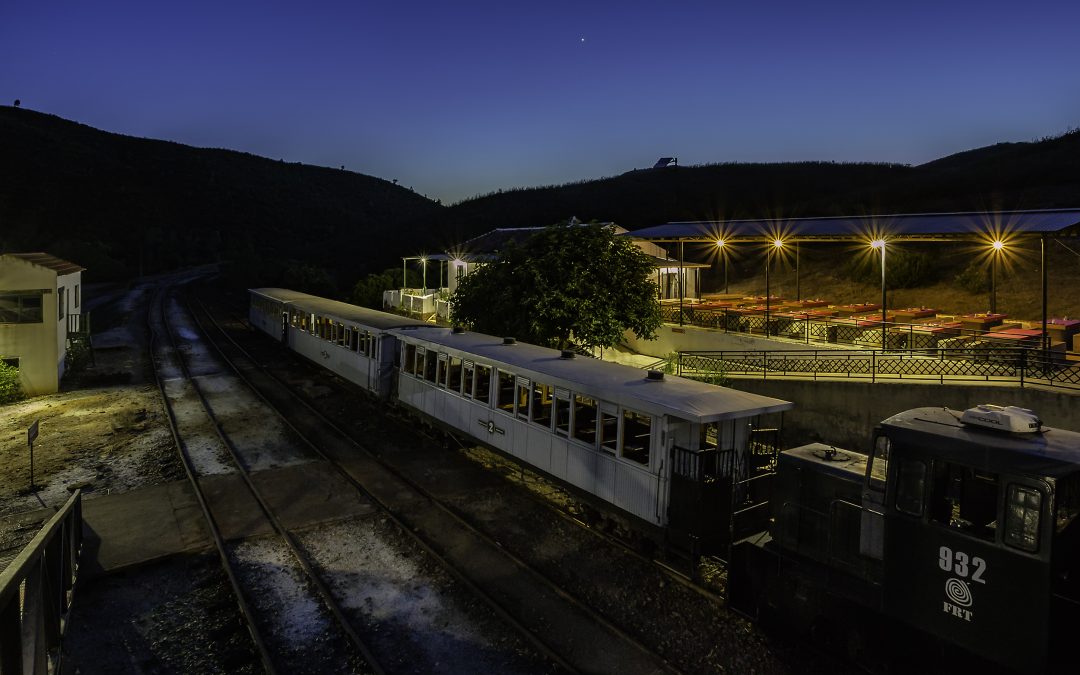 El Tren de la luna llena, una nueva experiencia turística en el Parque Minero de Riotinto