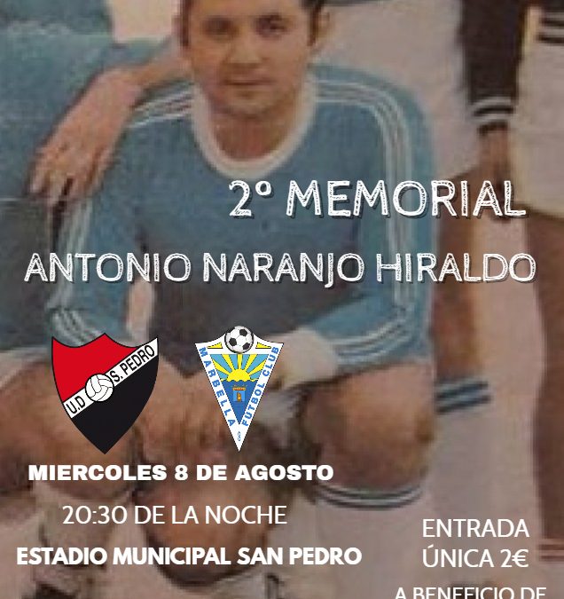 II Memorial Antonio Naranjo de la U.D. San Pedro por la Fundación Cudeca