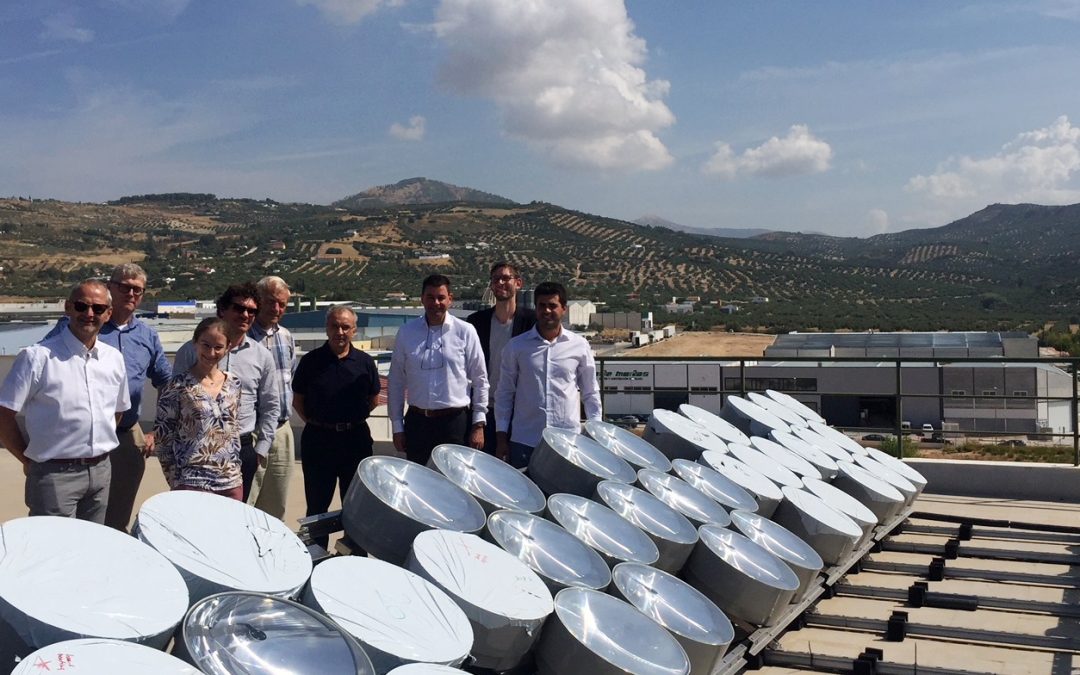 Andaltec acoge la reunión del proyecto europeo CPV4ALL, centrado en el desarrollo de un innovador concentrador de energía solar