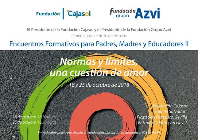 II Encuentros Formativos para Padres, Madres y Educadores de Fundación Grupo Azvi y Fundación Cajasol