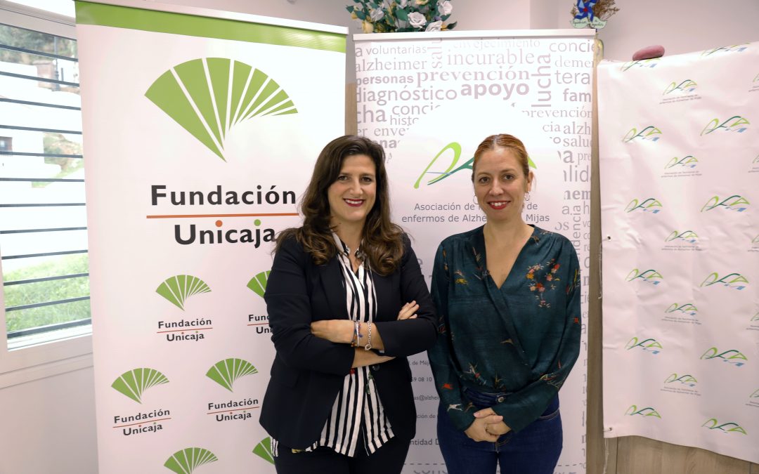 Fundación Unicaja y AFA Mijas se unen para mejorar la situación de las cuidadoras de enfermos de Alzheimer