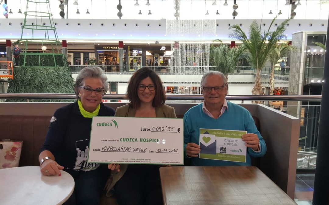 Marbella cuatro días caminando por segundo año consecutivo con la Fundación Cudeca recaudando más de 1.000€ gracias a sus caminantes