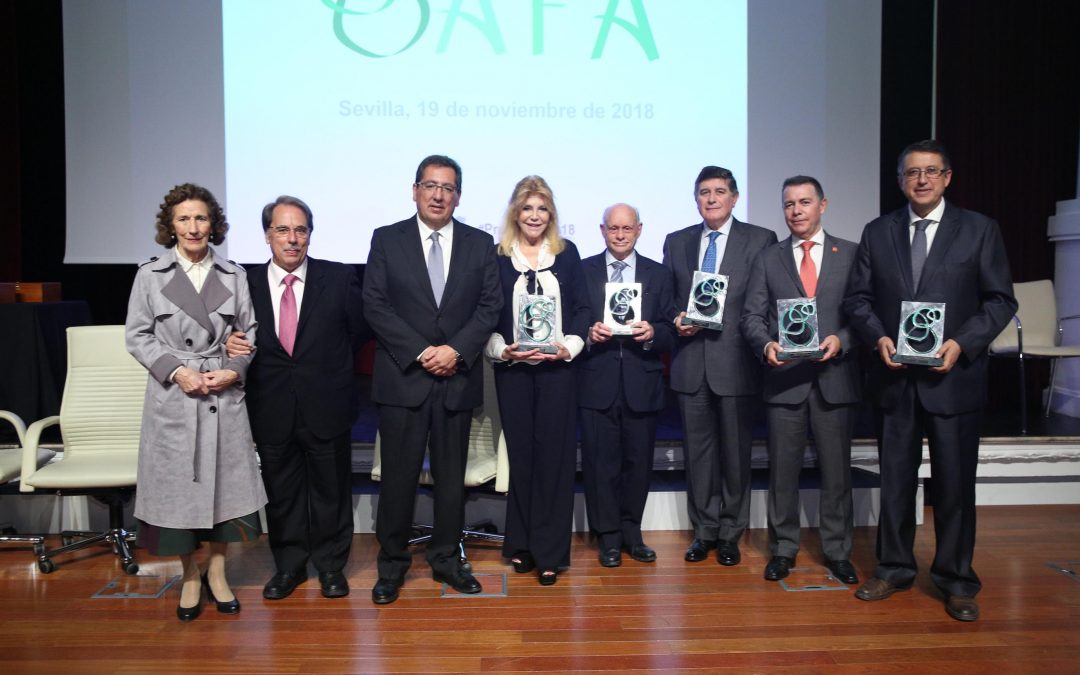 Carmen Thyssen-Bornemisza, la Asociación Madre Coraje, la Fundación Mehuer, la Asociación Córdoba Ecuestre y la Fundación Río Tinto, reconocidas en los Premios AFA 2018