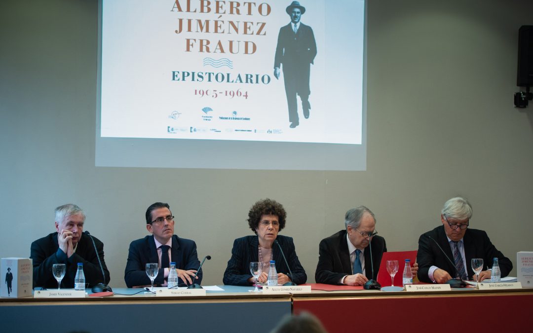 Fundación Unicaja y la Residencia de Estudiantes presentan un nuevo epistolario de Alberto Jiménez Fraud