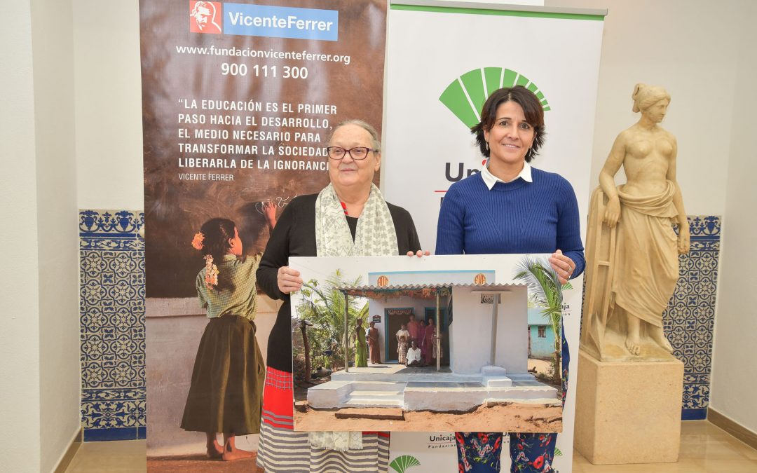Fundación Unicaja colabora con la Fundación Vicente Ferrer en un proyecto de viviendas sociales en la India