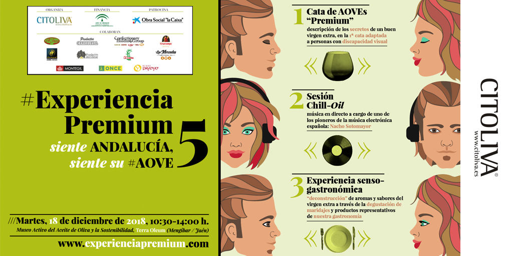 Citoliva organiza la primera cata de aceite de oliva para personas con discapacidad visual