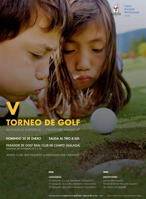 Málaga. V Torneo de Golf «Ronald McDonald»