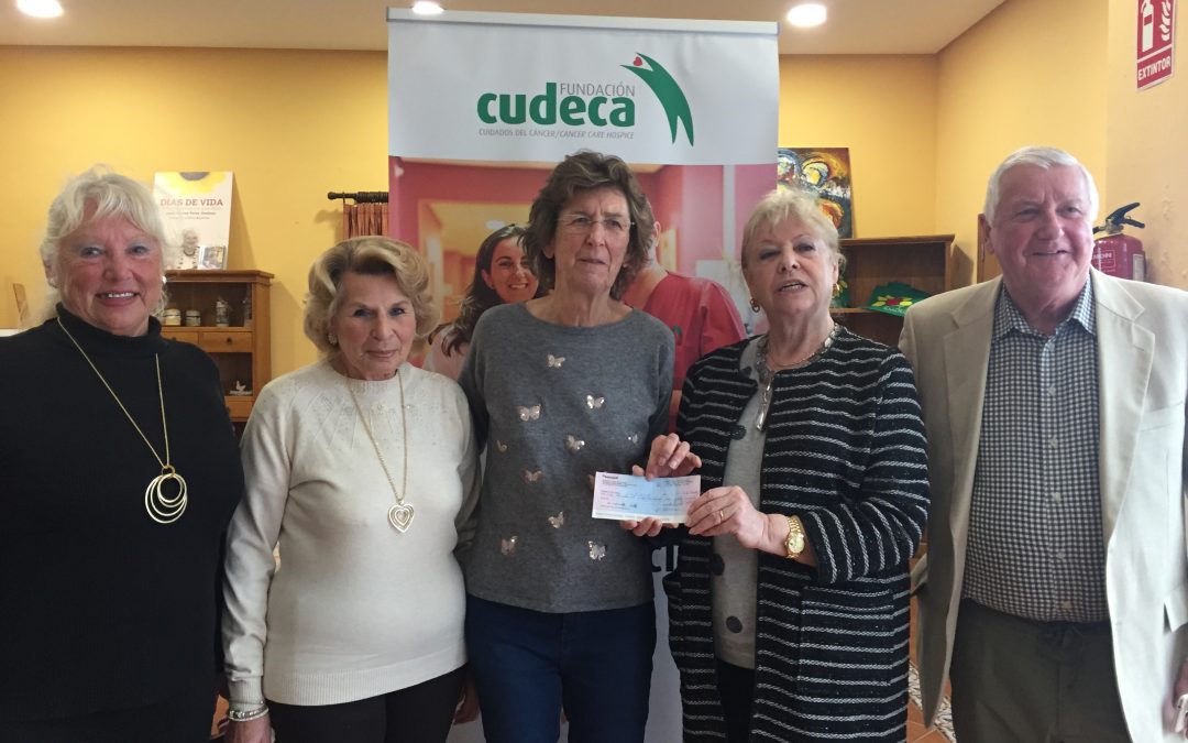 C.A.P. Singers entrega cheque donación a la Fundación Cudeca