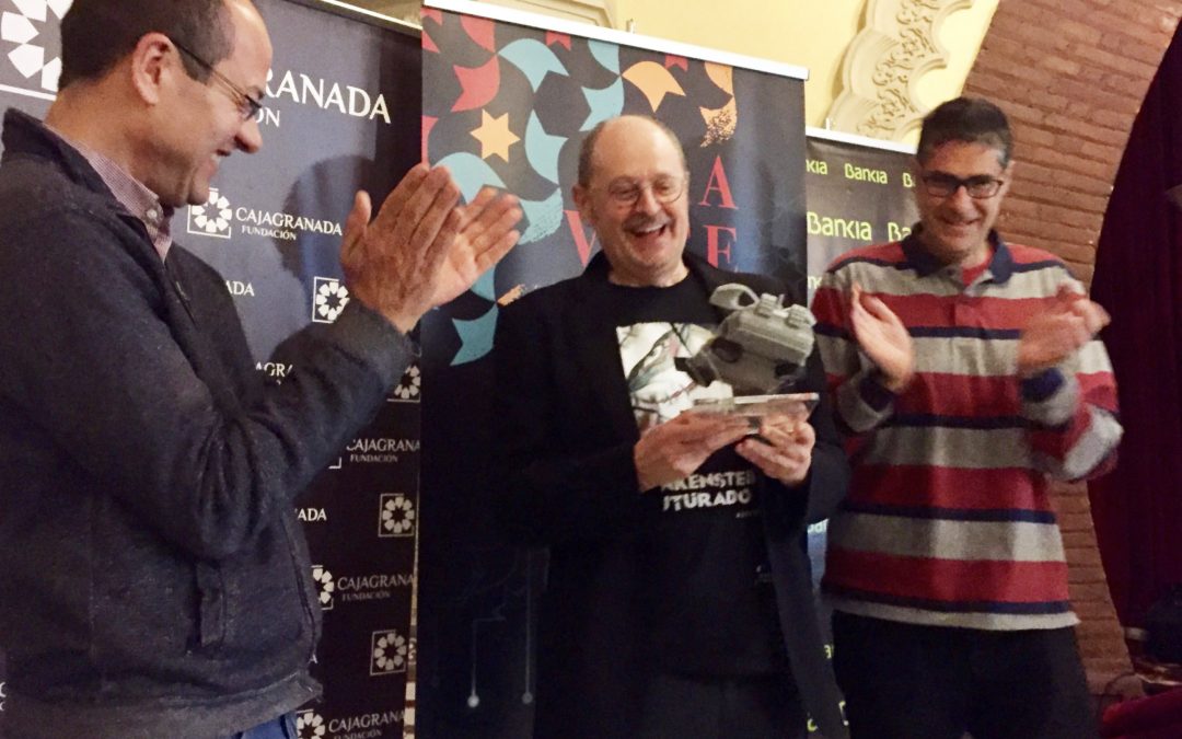 Fernando Marías recibe el I Premio Viajero en el Tiempo del festival Gravite