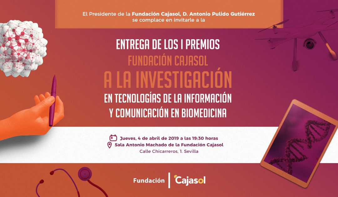 Sevilla. Acto de entrega I Premios Fundación Cajasol a la Investigación en Tecnologías de la Información y Comunicación en Biomedicina